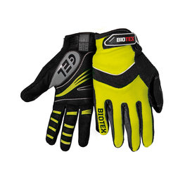 BIOTEX Langfinger-Fahrradhandschuhe - SUMMER - Gelb/Schwarz