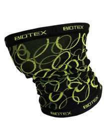 BIOTEX Fahrrad-Nackenwärmer - MULTIFUNCTIONAL - Schwarz/Gelb