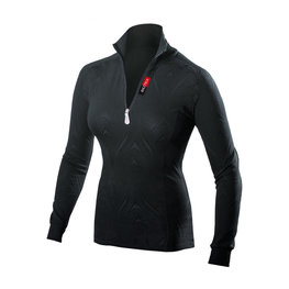 BIOTEX Langarm Fahrrad-Shirt - REFLEX WARM LADY - Schwarz