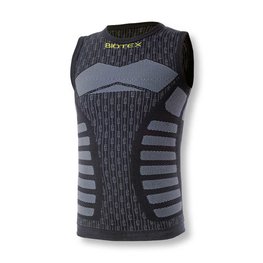 BIOTEX Kurzarm Fahrrad-Shirt - BIOFLEX JUNIOR - Schwarz
