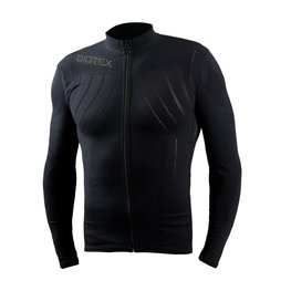 BIOTEX Langarm Fahrradtrikot für den Sommer - EMANA SUMMER - Schwarz
