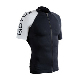 BIOTEX Kurzarm Fahrradtrikot - ULTRA - Weiß/Schwarz