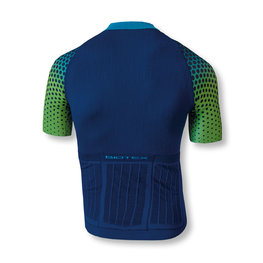 BIOTEX Kurzarm Fahrradtrikot - SMART - Blau/Grün