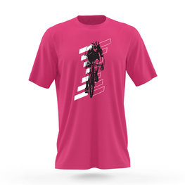 NU. BY HOLOKOLO Kurzarm Fahrrad-Shirt - GIRO II - Rosa