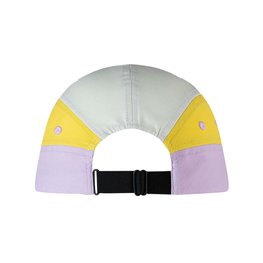 BUFF Fahrradmütze - DOMUS LILAC - Weiß/Lila/Gelb