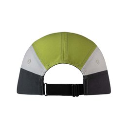 BUFF Fahrradmütze - DOMUS GRAPHITE - Schwarz/Weiß/Grün