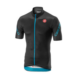 CASTELLI Kurzarm Fahrradtrikot - ENTRATA 3.0 - Grau/Hellblau