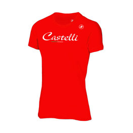 CASTELLI Kurzarm Fahrrad-Shirt - CLASSIC W - Rot