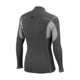 CASTELLI Langarm Fahrrad-Shirt - FLANDERS WARM - Grau