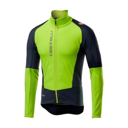 CASTELLI Fahrrad-Thermojacke - MORTIROLO V - Gelb/Blau