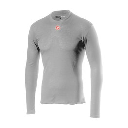 CASTELLI Langarm Fahrrad-Shirt - PROSECCO R - Grau