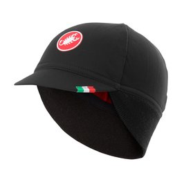 CASTELLI Fahrradmütze - DIFESA THERMAL - Schwarz/Rot