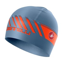 CASTELLI Fahrradmütze - ARRIVO 3 THERMO - Orange/Blau