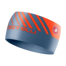 CASTELLI Fahrradstirnband - ARRIVO 3 THERMO - Blau/Orange
