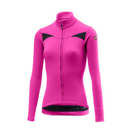 CASTELLI Langarm Fahrradtrikot für den Winter - SINERGIA LADY WINTER - Rosa