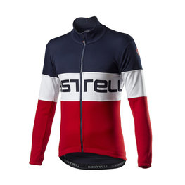 CASTELLI Fahrrad-Thermojacke - PROLOGO WINTER - Blau/Weiß/Rot
