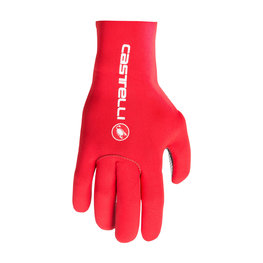 CASTELLI Langfinger-Fahrradhandschuhe - DILUVIO C - Rot