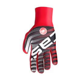 CASTELLI Langfinger-Fahrradhandschuhe - DILUVIO C - Rot
