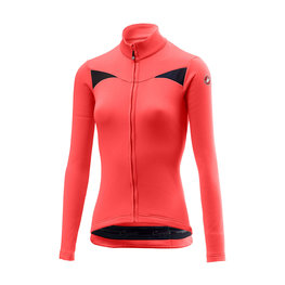 CASTELLI Langarm Fahrradtrikot für den Winter - SINERGIA LADY WINTER - Rosa