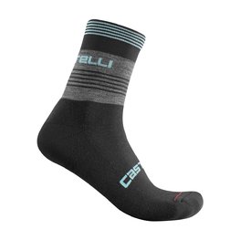 CASTELLI Klassische Fahrradsocken - LINEA 15 WINTER - Rosa/Blau