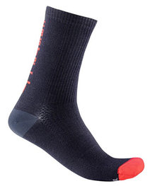 CASTELLI Klassische Fahrradsocken - BANDITO WOOL 18 - Blau