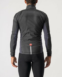 CASTELLI Winddichte Fahrradjacke - SQUADRA STRECH - Schwarz