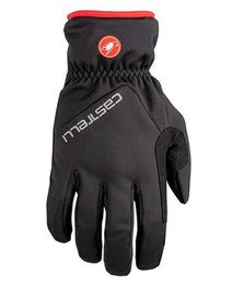 CASTELLI Langfinger-Fahrradhandschuhe - ENTRATA THERMAL WNT - Schwarz