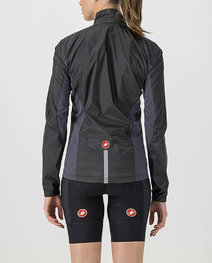 CASTELLI Winddichte Fahrradjacke - SQUADRA STRECH LADY - Schwarz