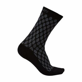 CASTELLI Klassische Fahrradsocken - SFIDA 13 LADY WINTER - Schwarz/Grau
