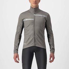 CASTELLI Fahrrad-Thermojacke - TRANSITION 2 - Grau