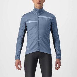 CASTELLI Fahrrad-Thermojacke - TRANSITION 2 - Blau