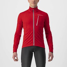 CASTELLI Fahrrad-Thermojacke - GO WINTER - Rot