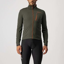 CASTELLI Fahrrad-Thermojacke - GO WINTER - Grün