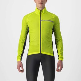 CASTELLI Winddichte Fahrradjacke - SQUADRA STRECH - Gelb