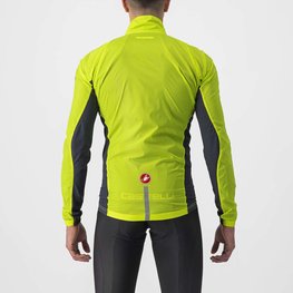 CASTELLI Winddichte Fahrradjacke - SQUADRA STRECH - Gelb