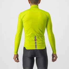 CASTELLI Langarm Fahrradtrikot für den Winter - PRO THERMAL - Gelb