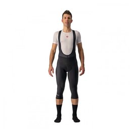 CASTELLI Lange Fahrradhose mit Trägern - ENTRATA THERMAL - Schwarz