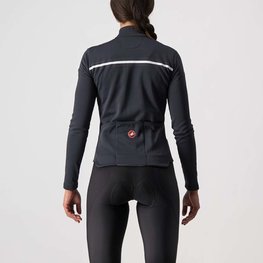 CASTELLI Langarm Fahrradtrikot für den Winter - SINERGIA 2 LADY WNT - Anthrazit
