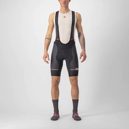 CASTELLI Kurze Fahrradhose mit Trägern - GIRO D'ITALIA 2024 - Schwarz