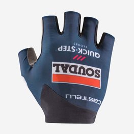CASTELLI Fingerlose Fahrradhandschuhe - SOUDAL QUICK-STEP 24 - Blau