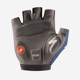CASTELLI Fingerlose Fahrradhandschuhe - SOUDAL QUICK-STEP 24 - Blau