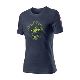 CASTELLI Kurzarm Fahrrad-Shirt - ARMANDO - Blau