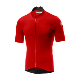 CASTELLI Kurzarm Fahrradtrikot - ESPRESSO - Rot