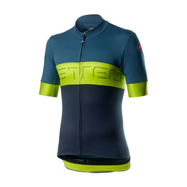 CASTELLI Kurzarm Fahrradtrikot - PROLOGO VI - Blau/Grün