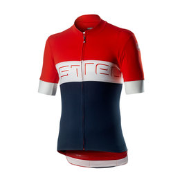 CASTELLI Kurzarm Fahrradtrikot - PROLOGO VI - Rot/Grün/Blau