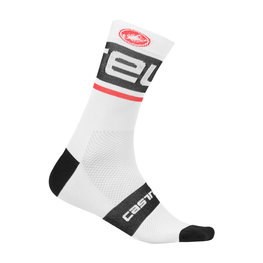 CASTELLI Klassische Fahrradsocken - FREE KIT 13 - Hellblau/Weiß/Schwarz