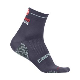 CASTELLI Klassische Fahrradsocken - ROSA CORSA DUE LADY - Blau