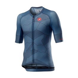 CASTELLI Kurzarm Fahrradtrikot - CLIMBER'S 3.0 - Blau