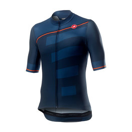 CASTELLI Kurzarm Fahrradtrikot - TROFEO - Blau