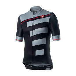 CASTELLI Kurzarm Fahrradtrikot - TROFEO - Grau/Blau